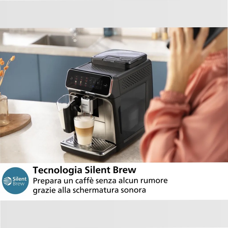 Series 3300 LatteGo - Macchina da caffè automatica Beige 1.8lt 15bar