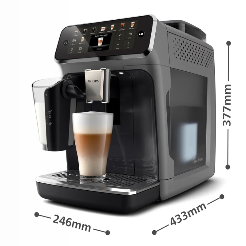 Serie 5500 LatteGo Macchina da caffè automatica Grigio 1.8lt 15bar