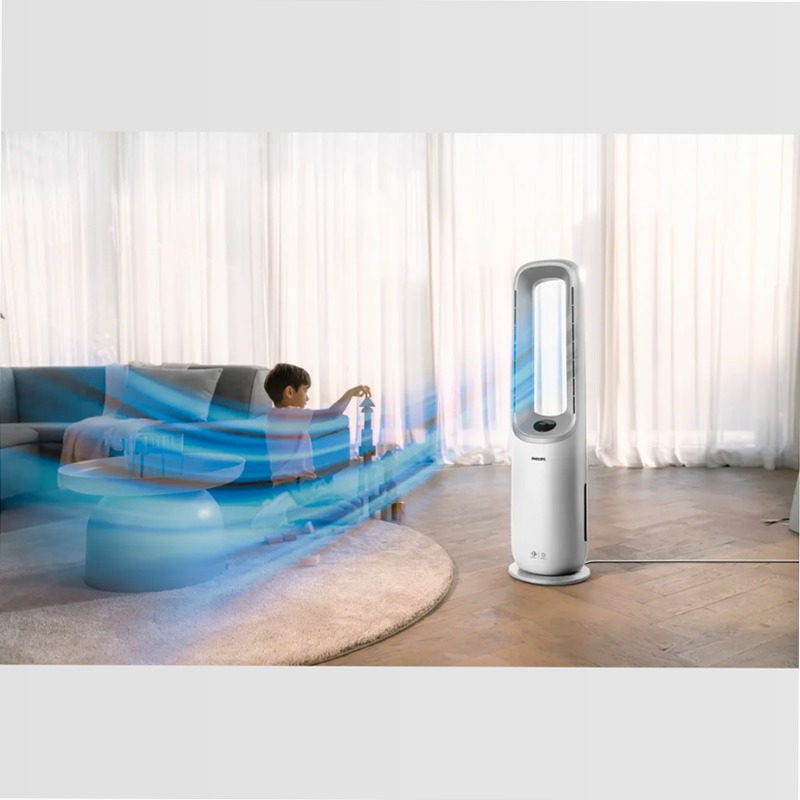 Air Performer Serie 7000: Purificatore d'aria e ventilatore 2 in 1