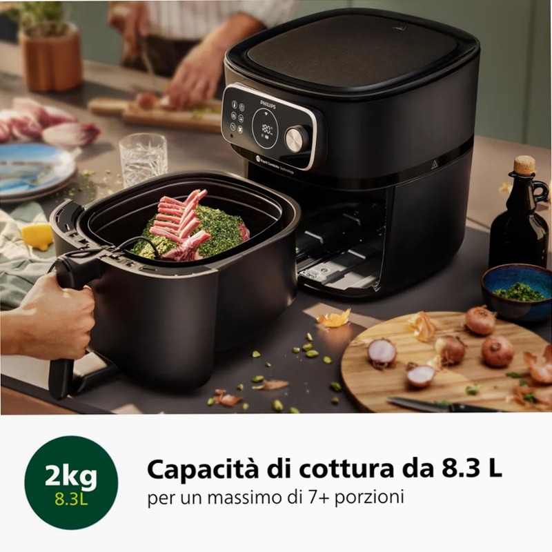 Airfryer Serie 7000 da 8.3L - Friggitrice ad aria connessa Philips 8.3lt