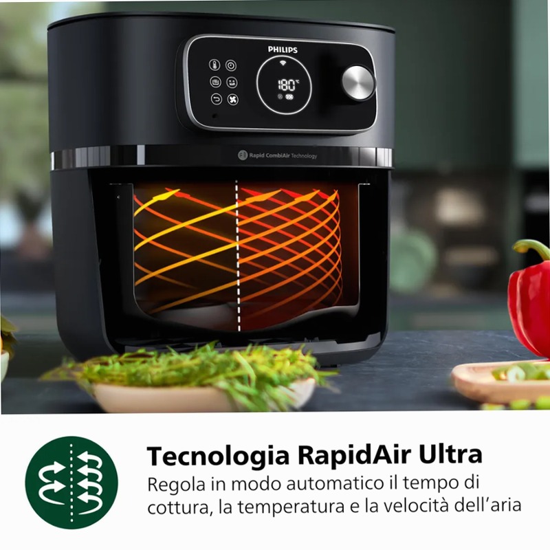 Airfryer Serie 7000 da 8.3L - Friggitrice ad aria connessa Philips 8.3lt