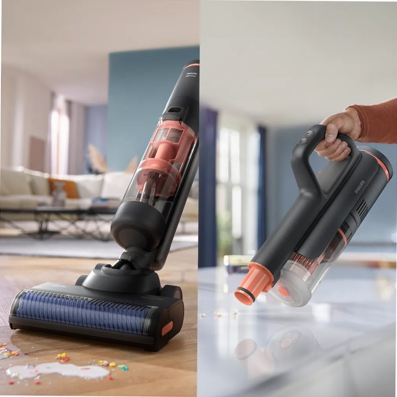 Aspirapolvere e lavapavimenti cordless Philips Serie 6000 Arancione