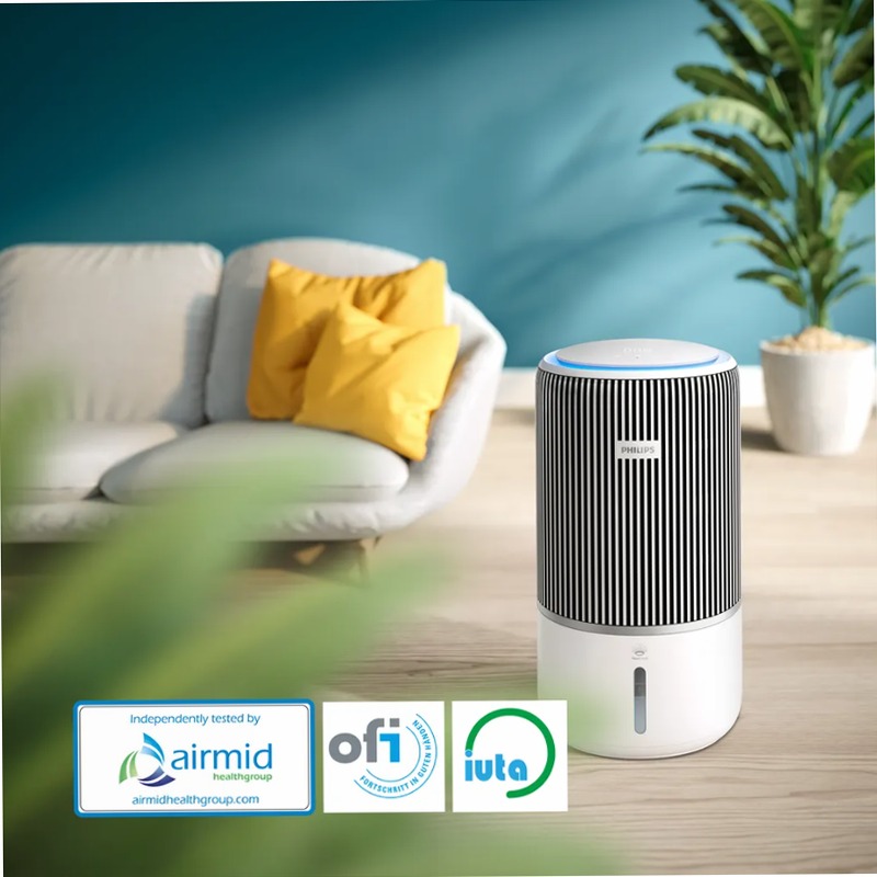 PureProtect Water Serie 3400 - Purificatore d'aria e umidificatore smart