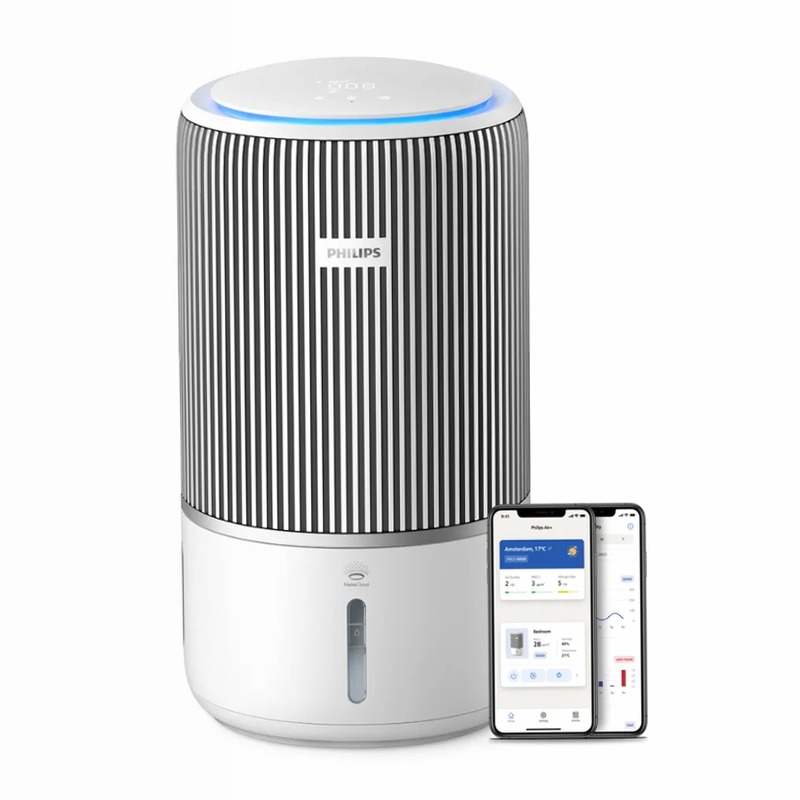 PureProtect Water Serie 3400 - Purificatore d'aria e umidificatore smart