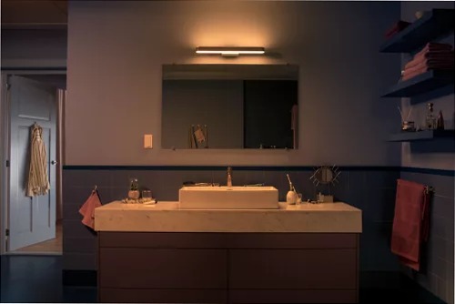 Luce specchio Adore Philips Hue Acciaio