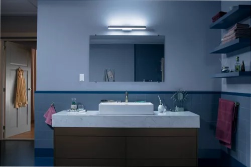 Luce specchio Adore Philips Hue Acciaio