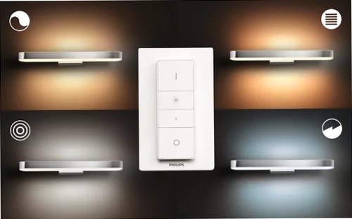 Luce specchio Adore Philips Hue Acciaio