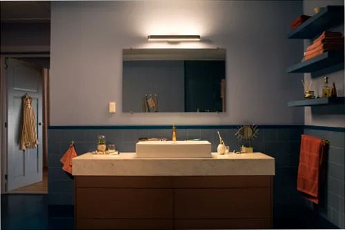 Luce specchio Adore Philips Hue Acciaio