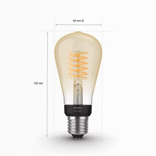 ST64 Edison - Lampadina LED connessa E27 A