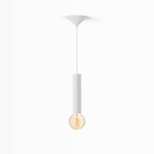 Corda larga bianca + lampadina Filament G93 A