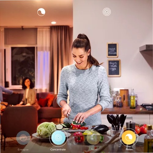 Lampadina E14 intelligente - Luce bianca e colorata