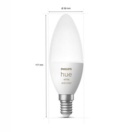 Lampadina E14 intelligente - Luce bianca e colorata