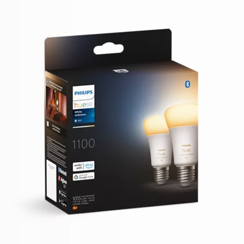 A60 - lampadina connessa E27 - 1100 (confezione da 2)