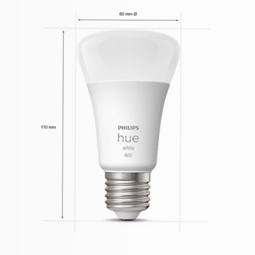 A60 - lampadina connessa E27 - 800 (confezione da 2)