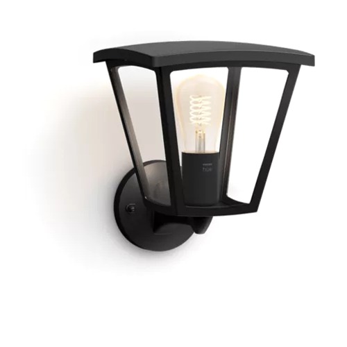 Lampada da parete Inara - Stile Vintage e Funzionalità Intelligente esterni Nero