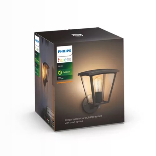 Lampada da parete Inara - Stile Vintage e Funzionalità Intelligente esterni Nero