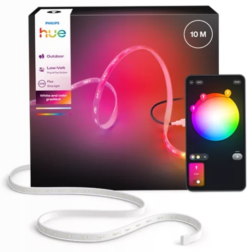 Striscia di luci Flux da esterni Philips Hue 10mt