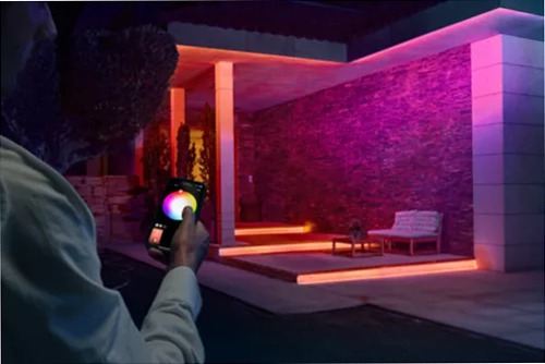 Striscia di luci Flux da esterni Philips Hue 10mt