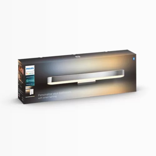 Luce specchio Adore - Lampada da parete per bagno Acciaio