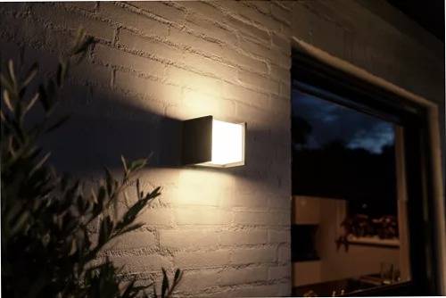 Lampada da parete Fuzo per esterni Nero
