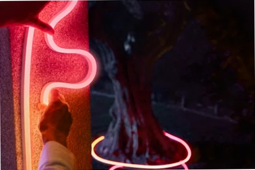 Striscia di luci neon da esterni 3m 3mt