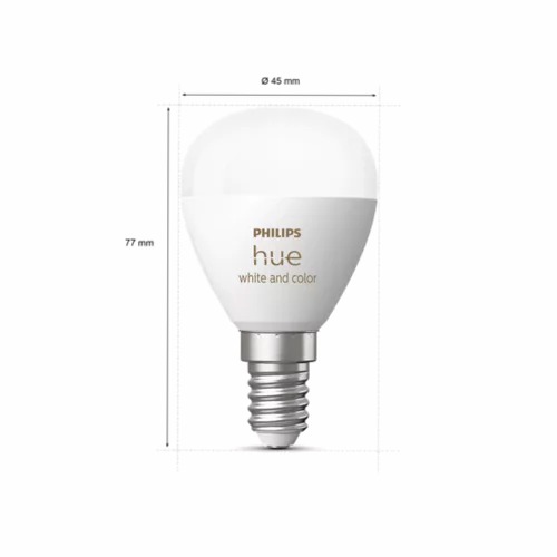 Sferetta - Lampadina connessa E14 Philips Hue P45