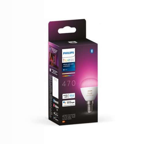 Sferetta - Lampadina connessa E14 Philips Hue P45