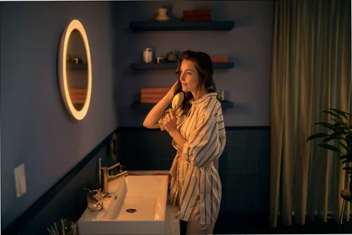 Specchio illuminato Adore Philips Hue Bianco