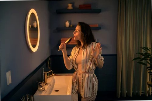 Specchio illuminato Adore Philips Hue Bianco