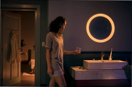 Specchio illuminato Adore Philips Hue Bianco