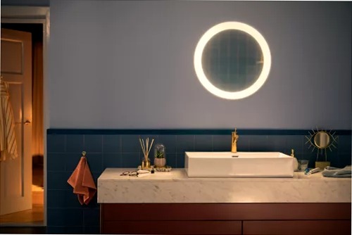 Specchio illuminato Adore Philips Hue Bianco