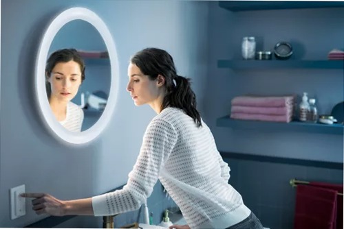 Specchio illuminato Adore Philips Hue Bianco