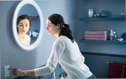 Specchio illuminato Adore Philips Hue Bianco