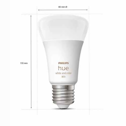 A60 - Lampadina connessa E27 - 800 (confezione da 3)