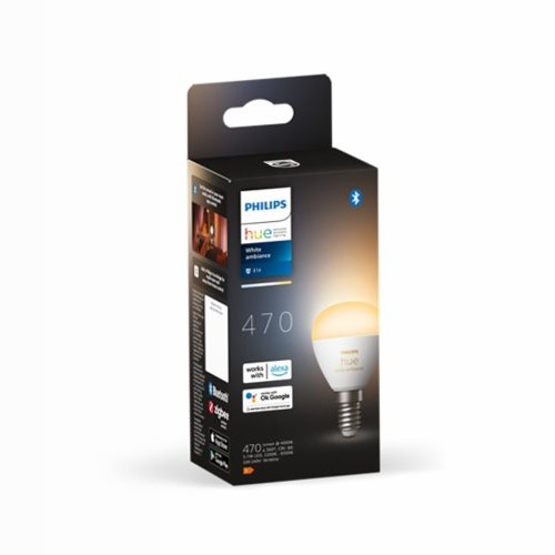 Sferetta - Lampadina connessa E14 Philips Hue P45