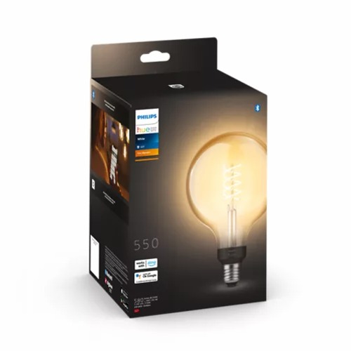 Globe con filamento G125 E27 - confezione da 1