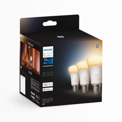 A60 - lampadina connessa E27 - 800 (confezione da 3)