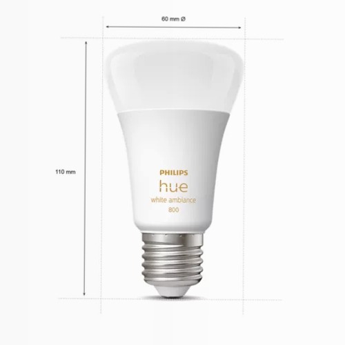 A60 - lampadina connessa E27 - 800 (confezione da 3)