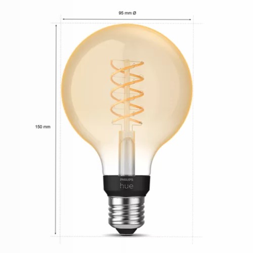 G93 Globo - Lampadina LED connessa E27