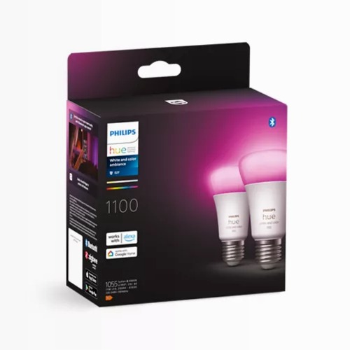 A60 - Lampadina Connessa E27 - 1100 (Confezione da 2)
