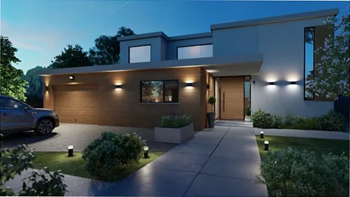 Lampada a Parete Dymera: Illumina la Tua Casa o Giardino interni Nero