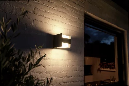 Lampada da parete Fuzo per esterni Nero