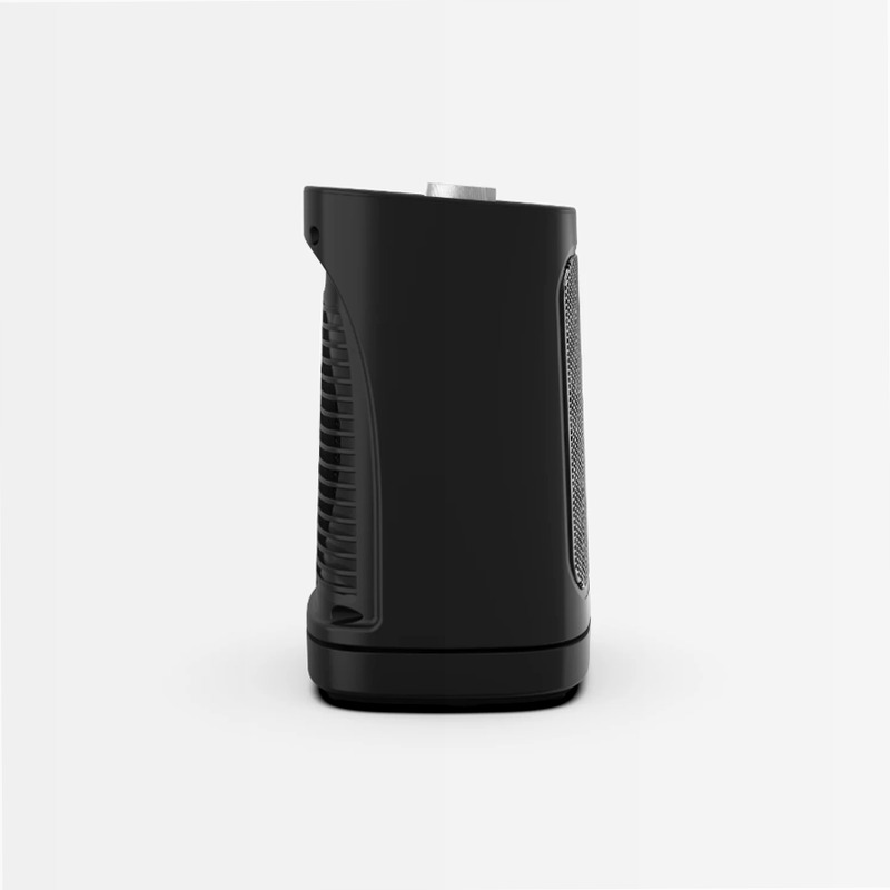 Mini termoventilatore in ceramica da 1800 W - nero