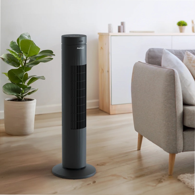Ventilatore a torre oscillante 30"