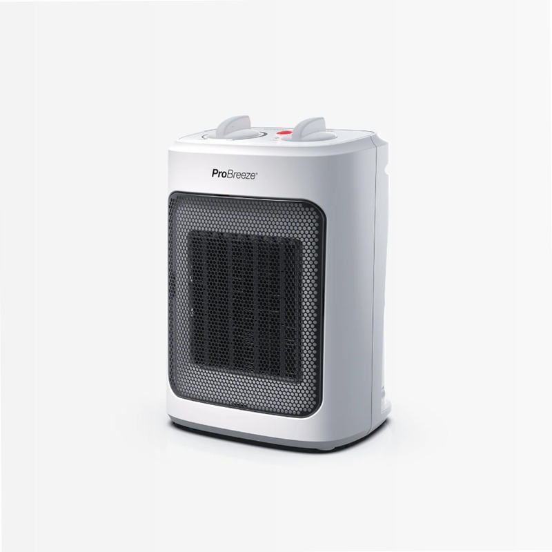 Mini termoventilatore in ceramica da 2000 W - Bianco