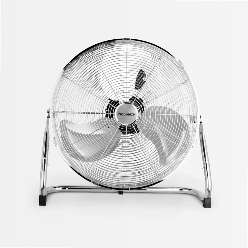 Ventilatore da pavimento cromato 20"