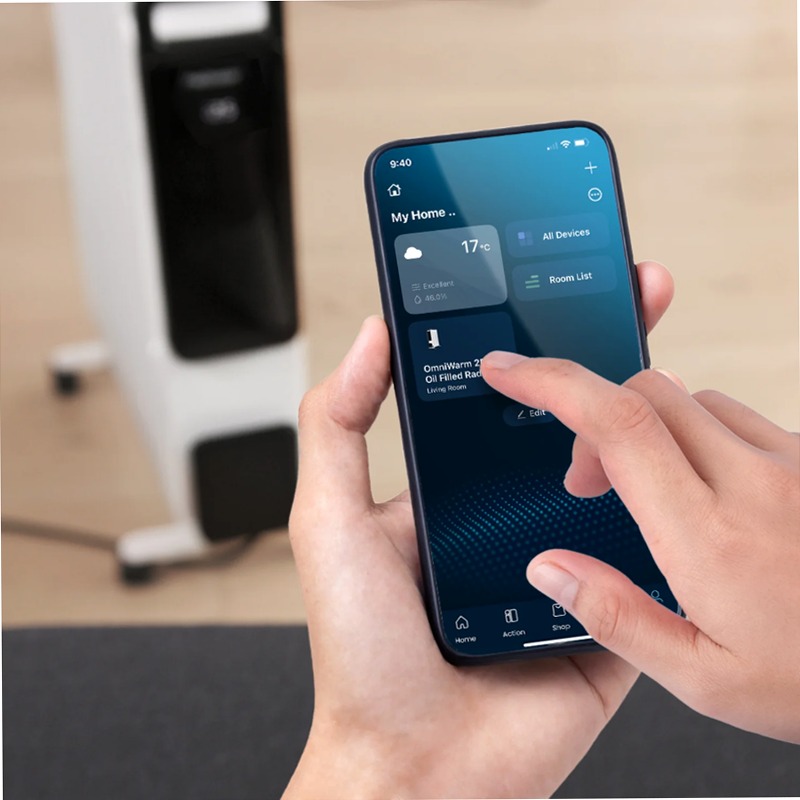 OmniWarm Radiatore a Olio 2500W - Bianco