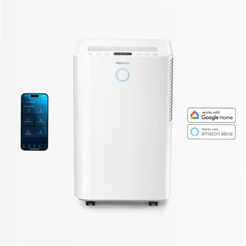 Deumidificatore Silenzioso OmniDry 20L Bianco