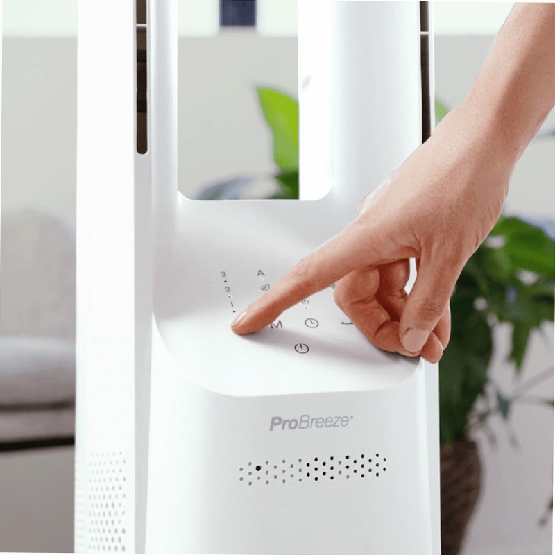 Ventilatore a torre senza lama da 40" - Bianco