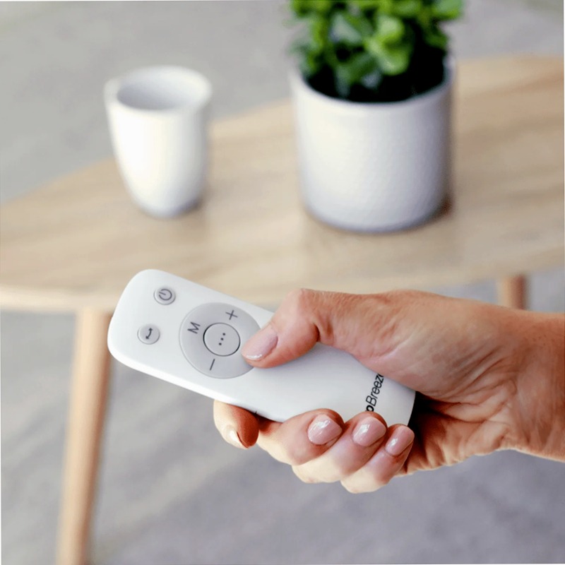 OmniAir 41" Ventilatore a torre senza pale e purificatore d'aria Premium - Argento